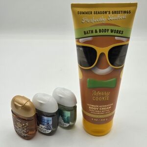 BATH & BODY WORKS NEW Lotion & Hand Sanitizers Christmas Scents